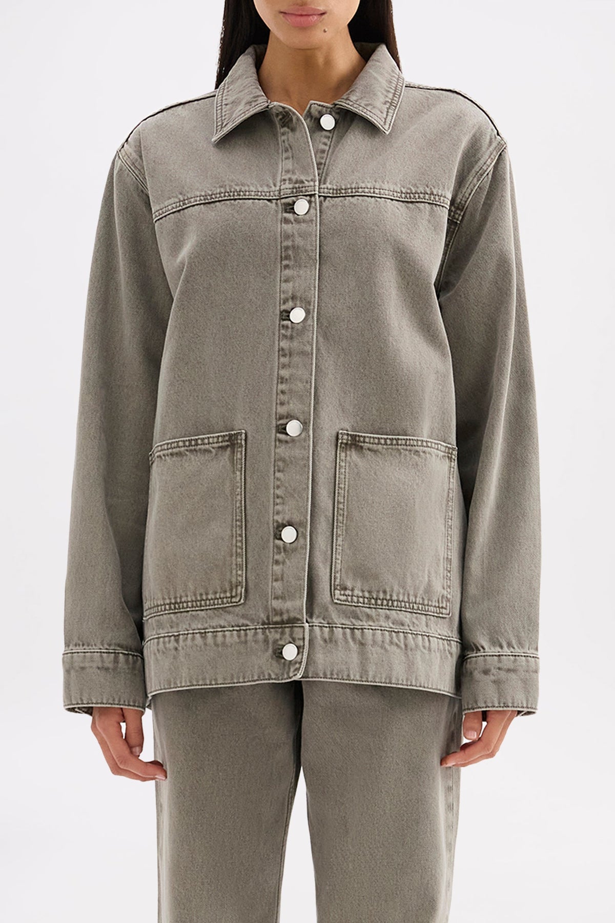Soren Denim Jacket Stone 