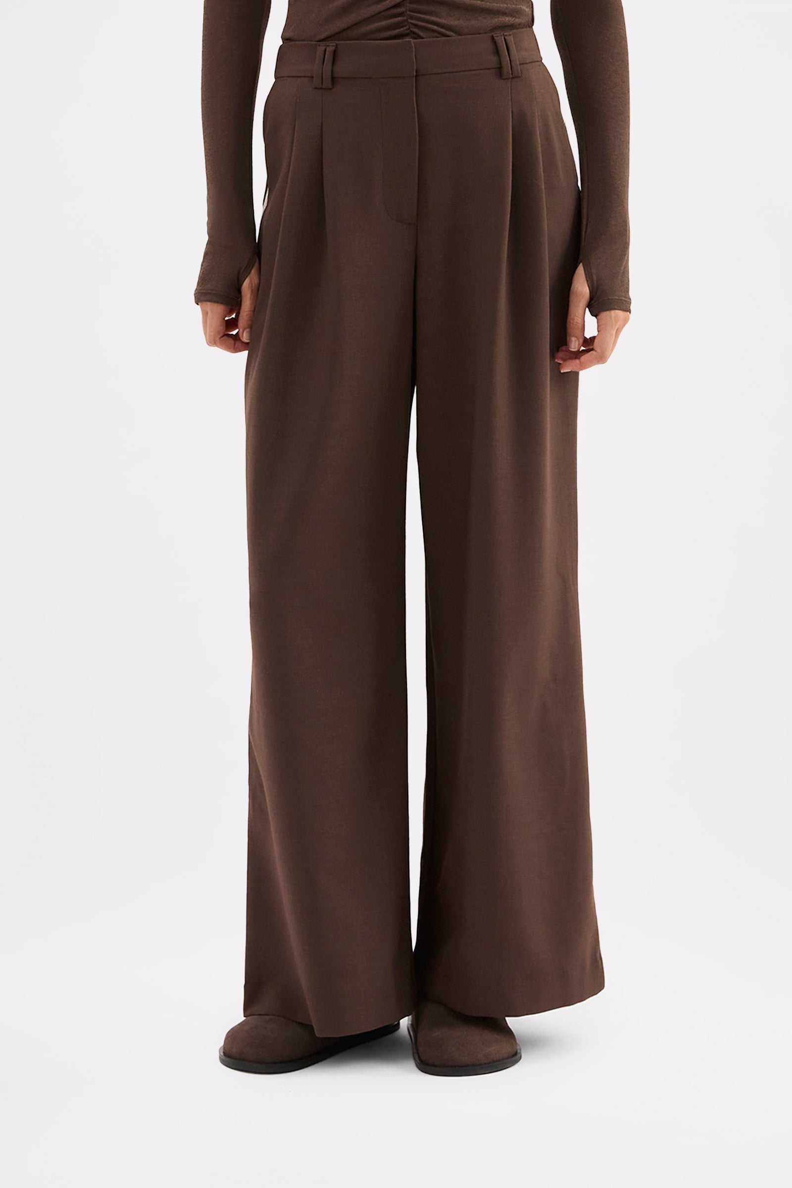 Abigail Pant Walnut 