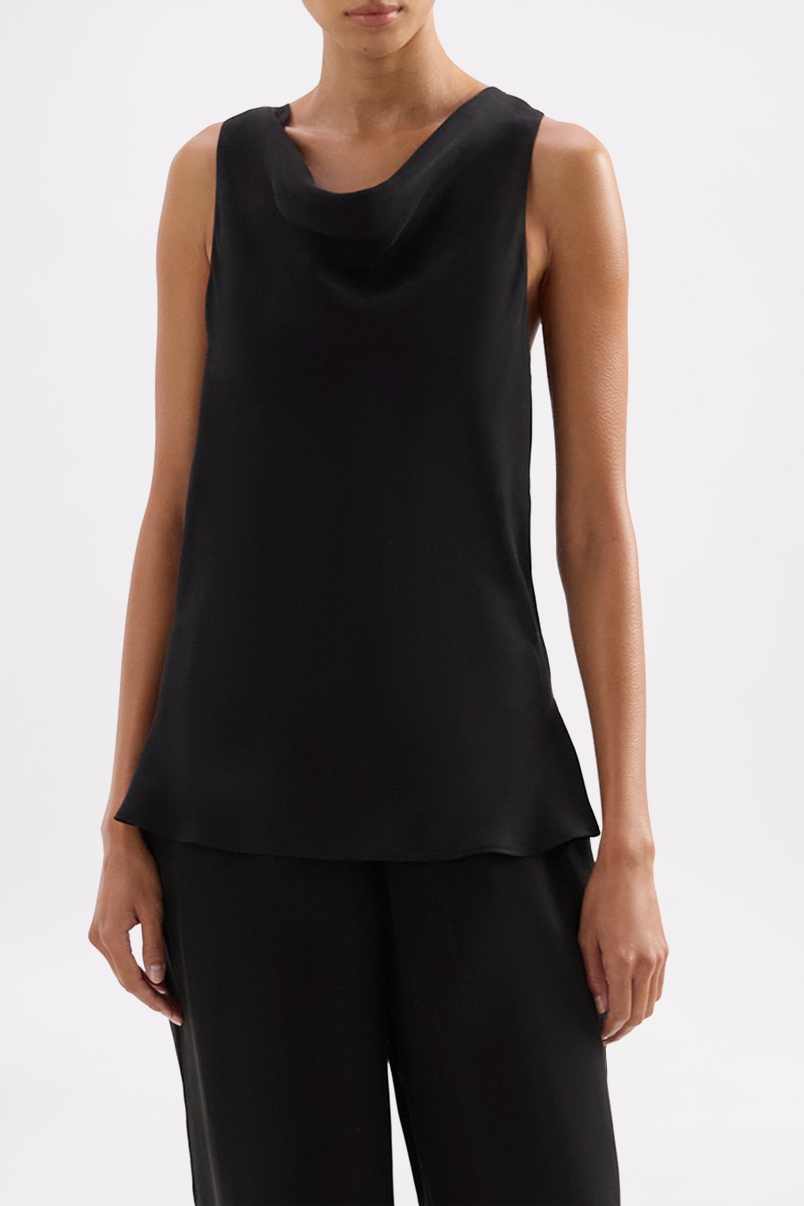 Dara Cupro Top Black 