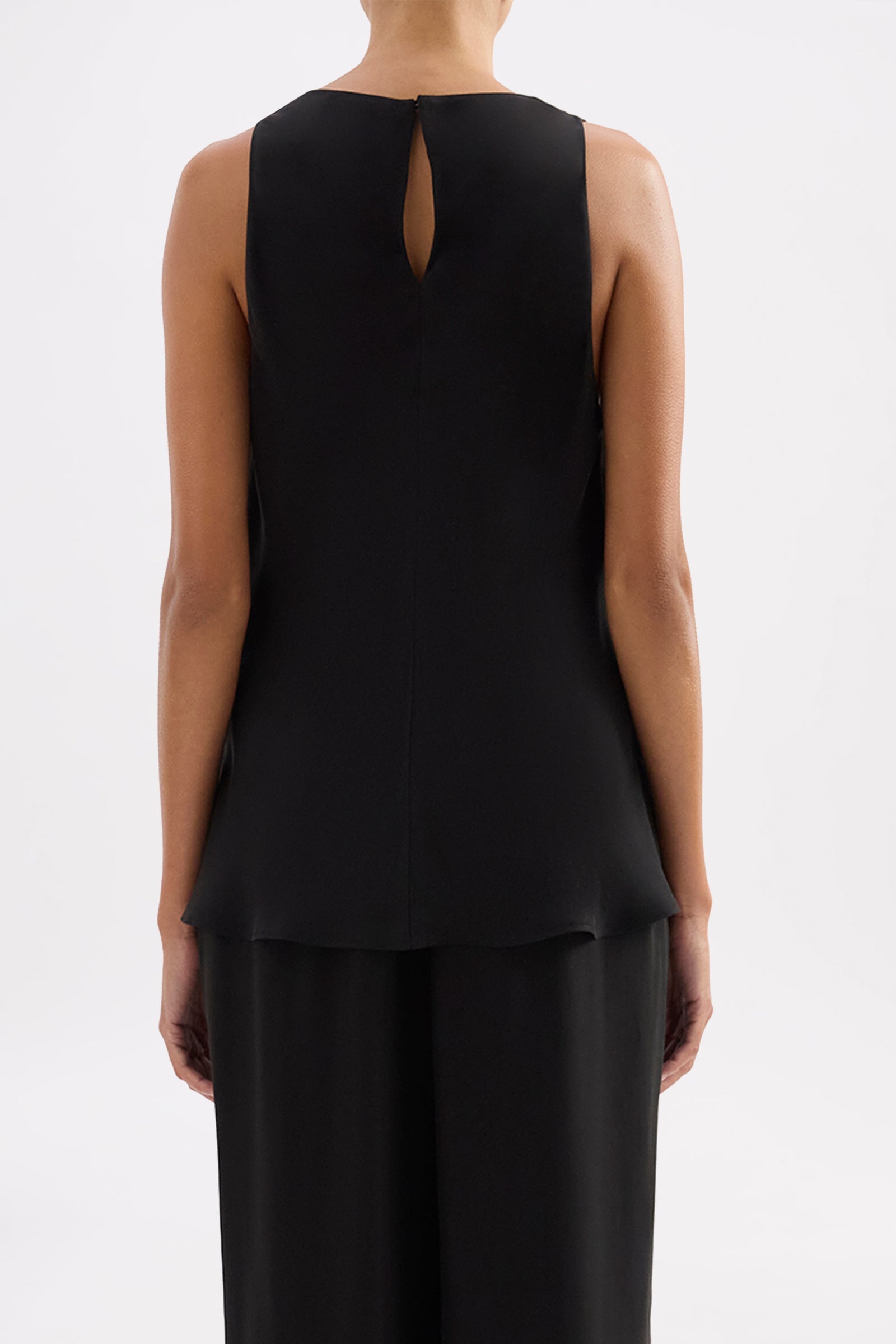 Dara Cupro Top Black 