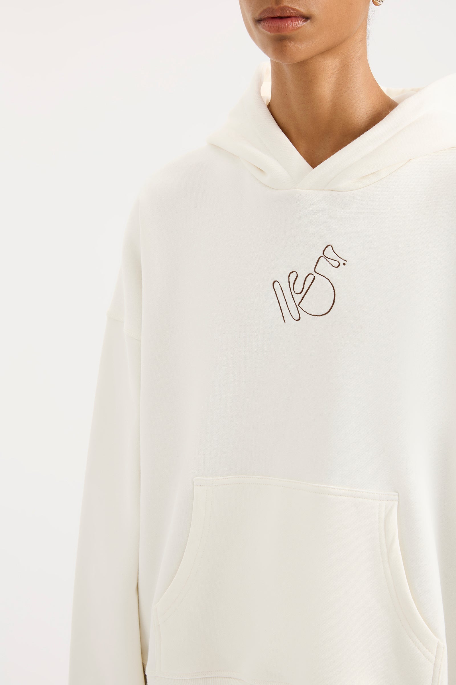 Nude Signature Hoodie Salt 