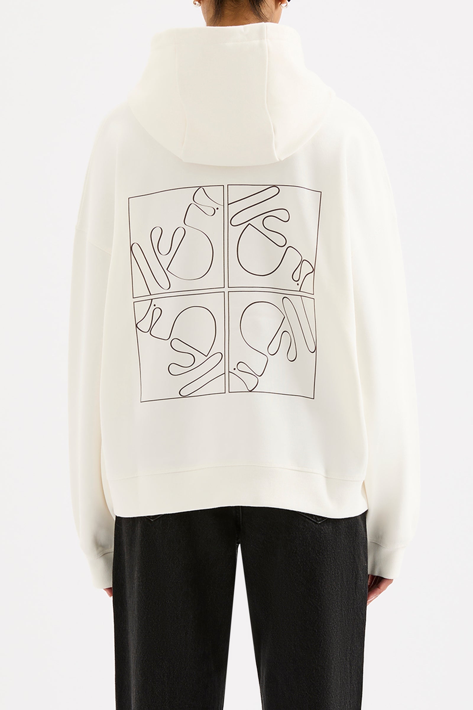 Nude Signature Hoodie Salt 