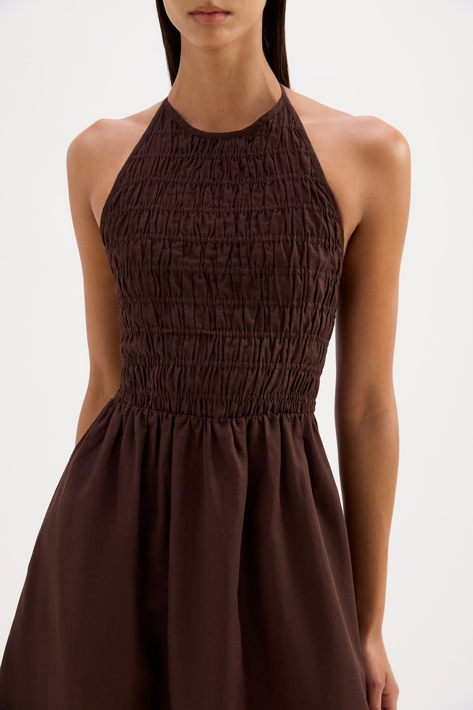 Mira Maxi Dress Raisin 