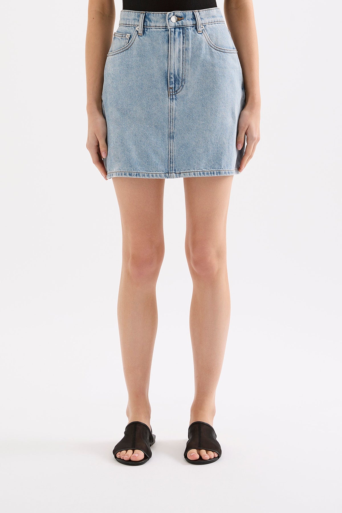 Sia Denim Mini Skirt 90s Blue 
