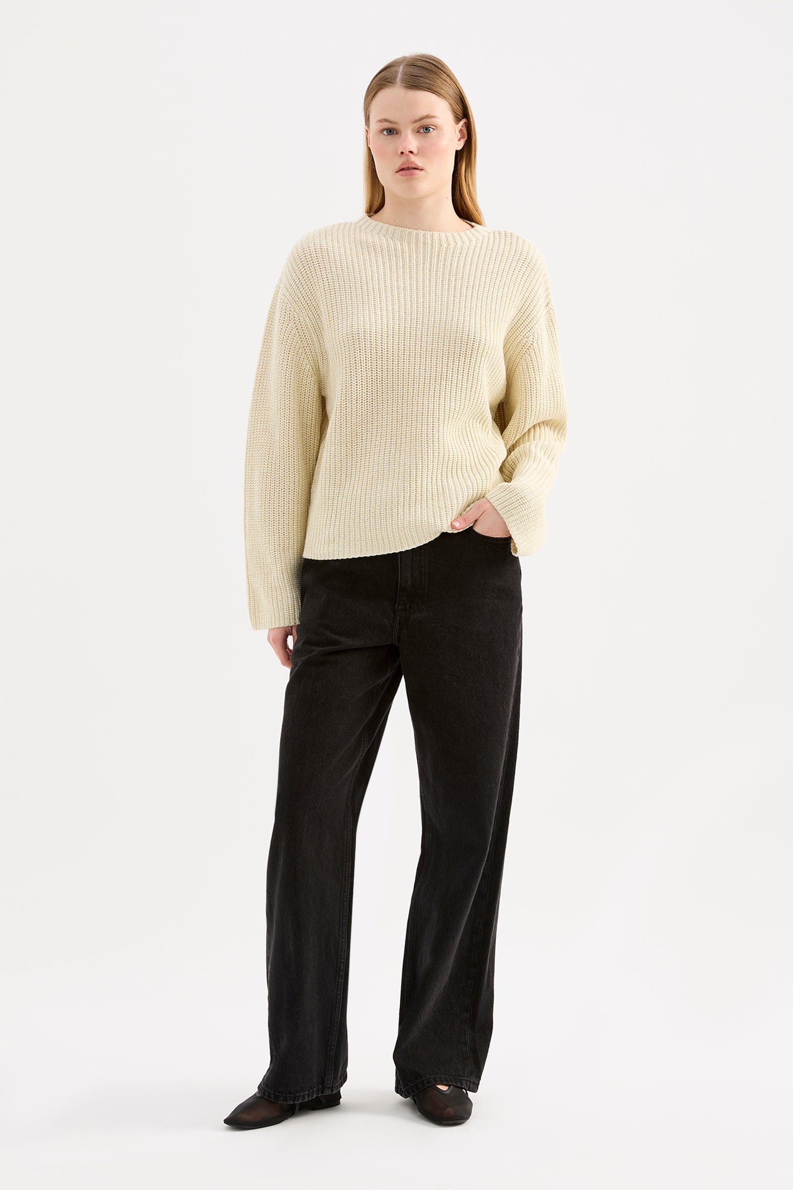 Hana Knit Oat Marle 