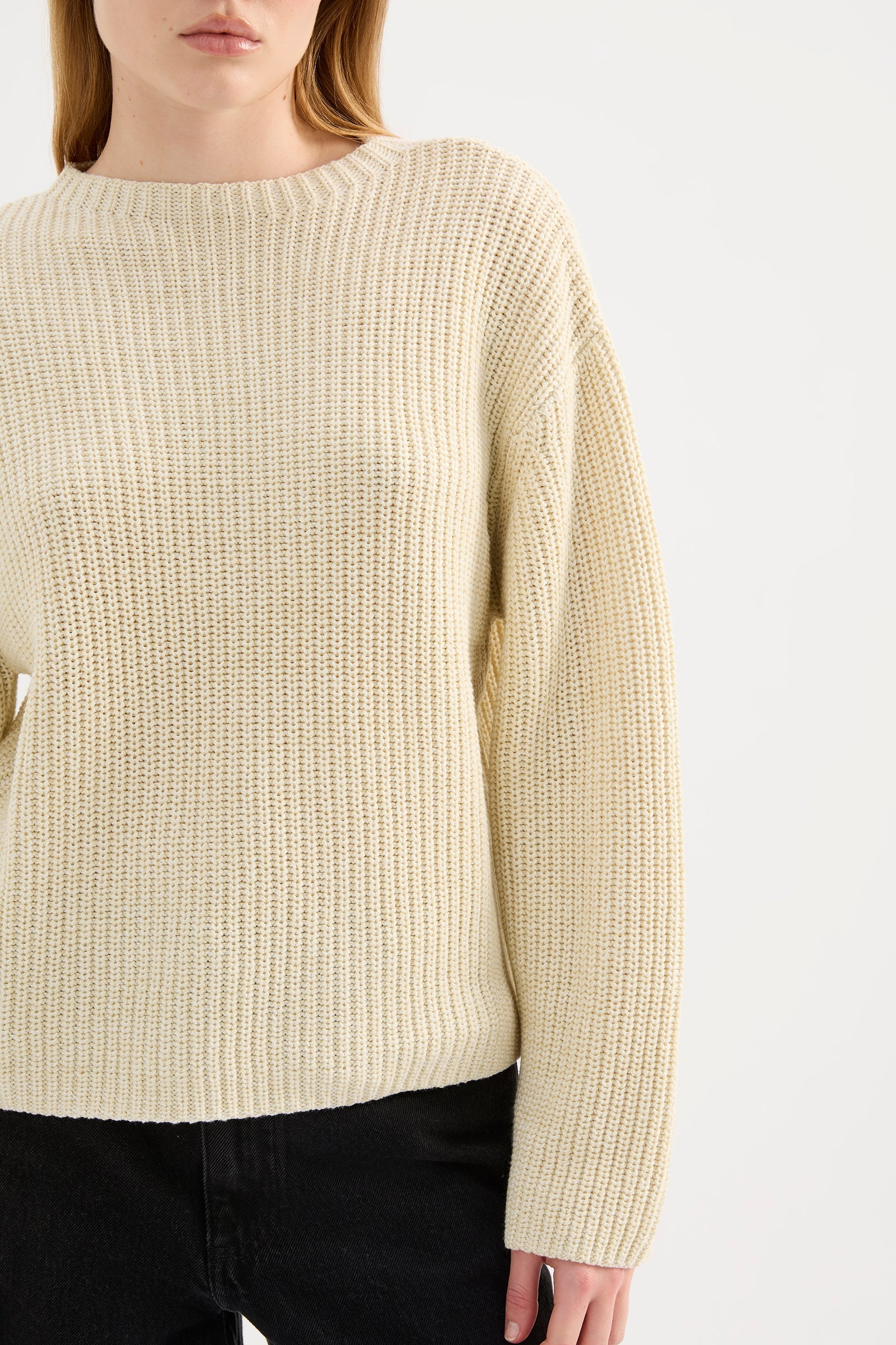 Hana Knit Oat Marle 