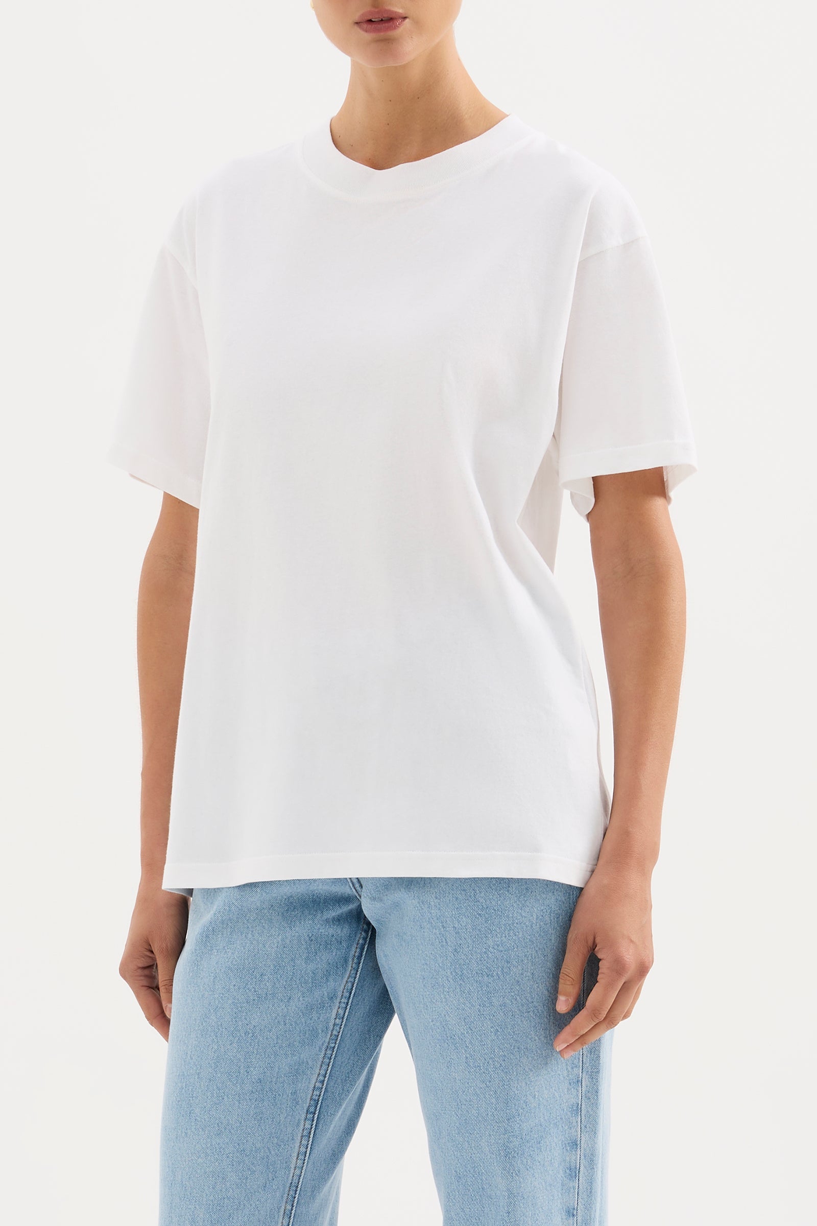 Organic Boyfriend Tee White 