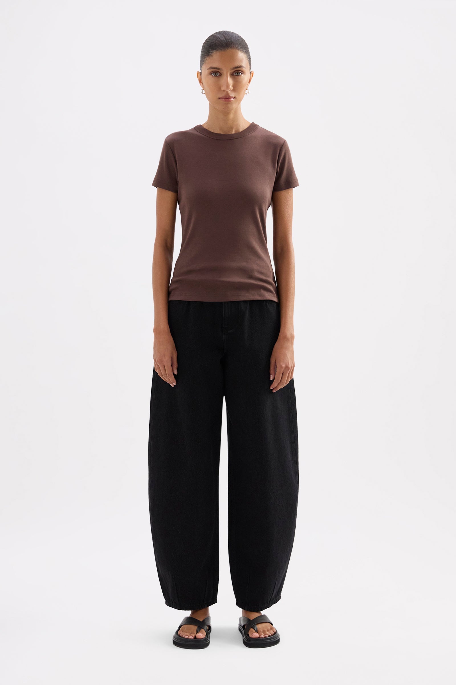 Organic Baby Tee Chocolate 
