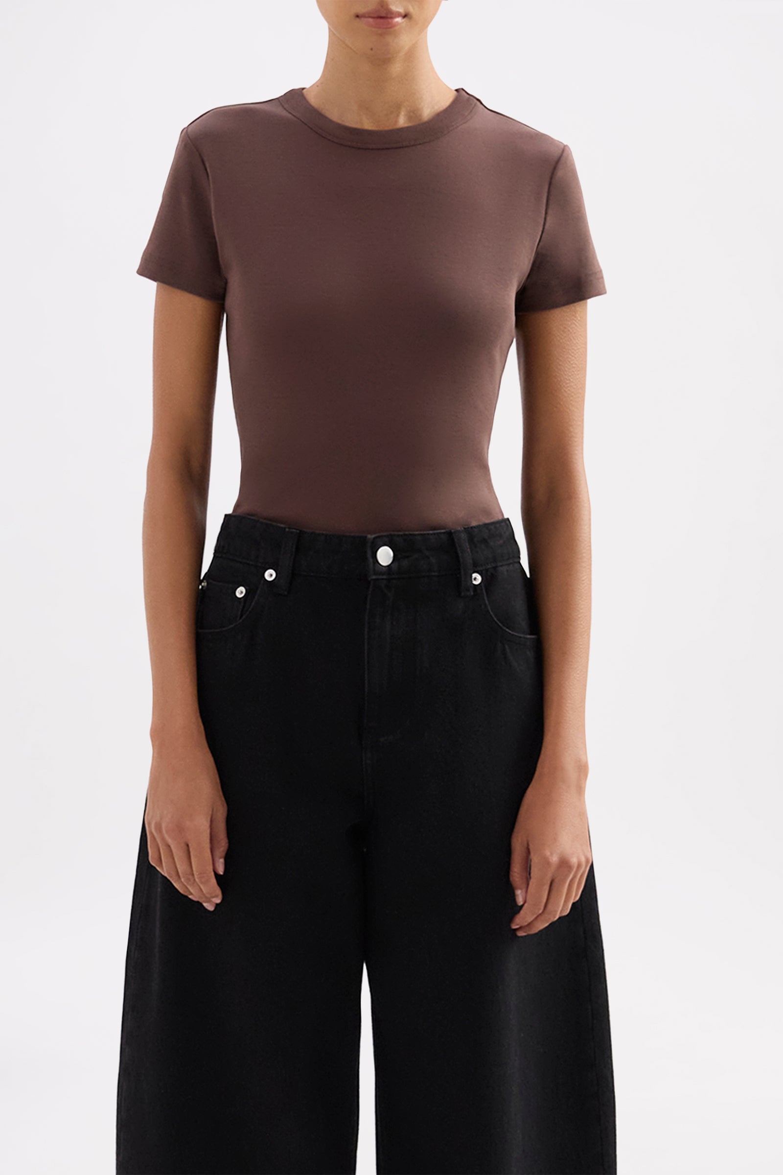 Organic Baby Tee Chocolate 