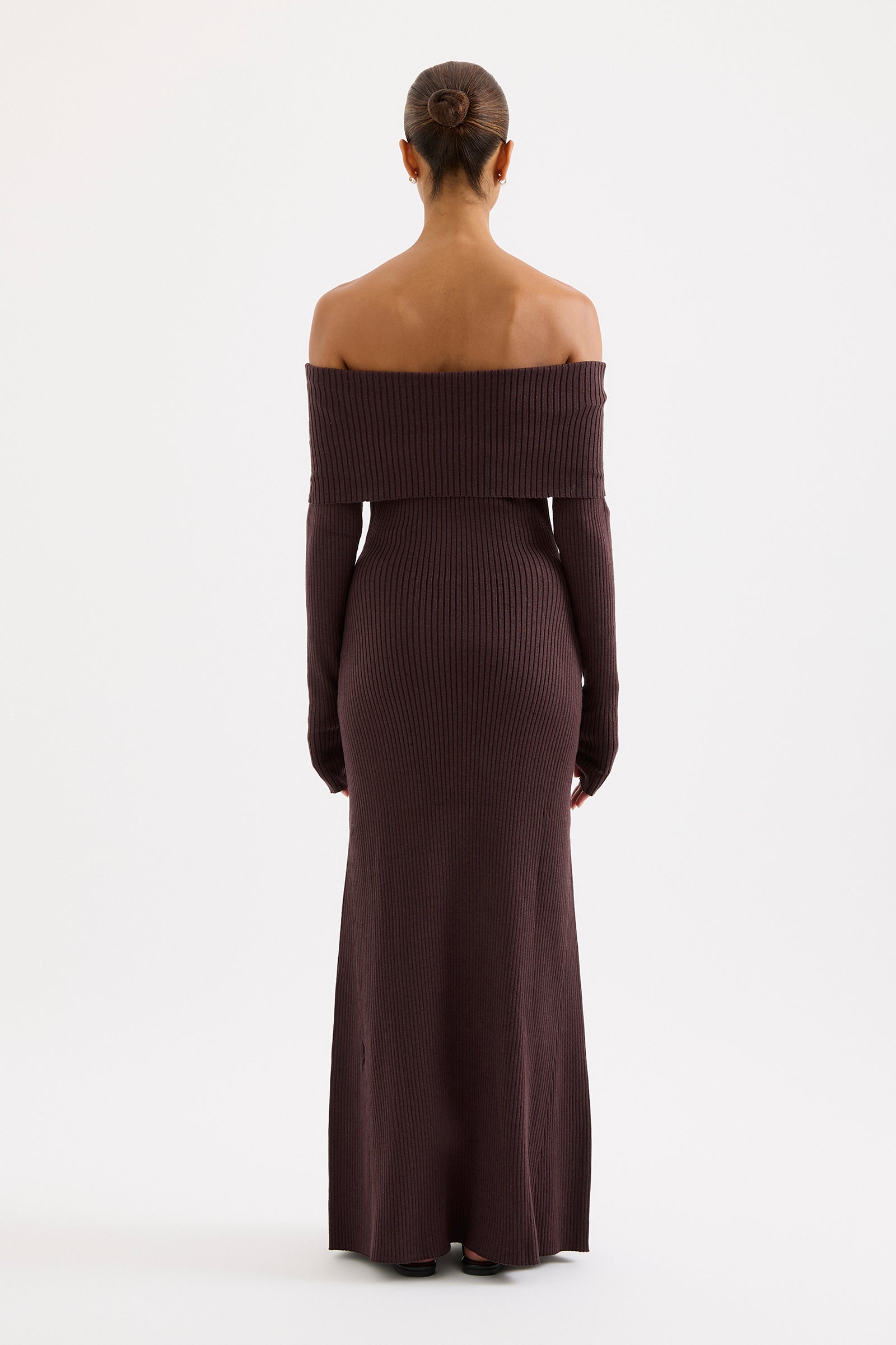 Krishna Knit Dress Bark 