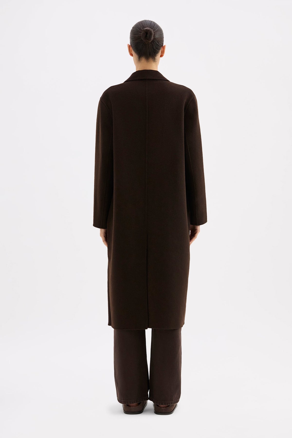 Riley Wool Coat Espresso 