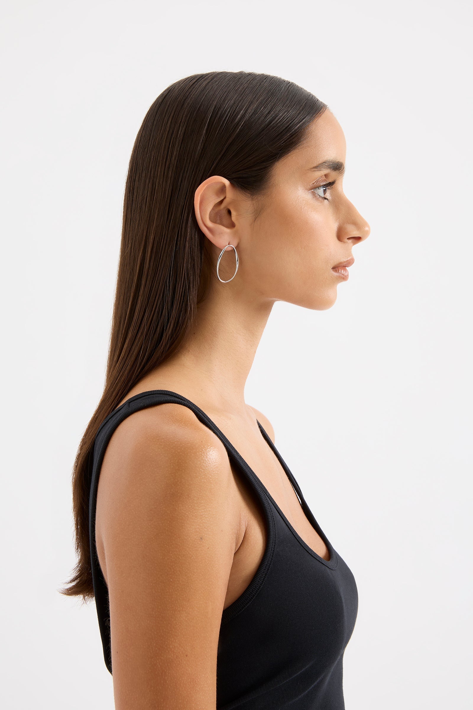 Salome Earrings Silver 