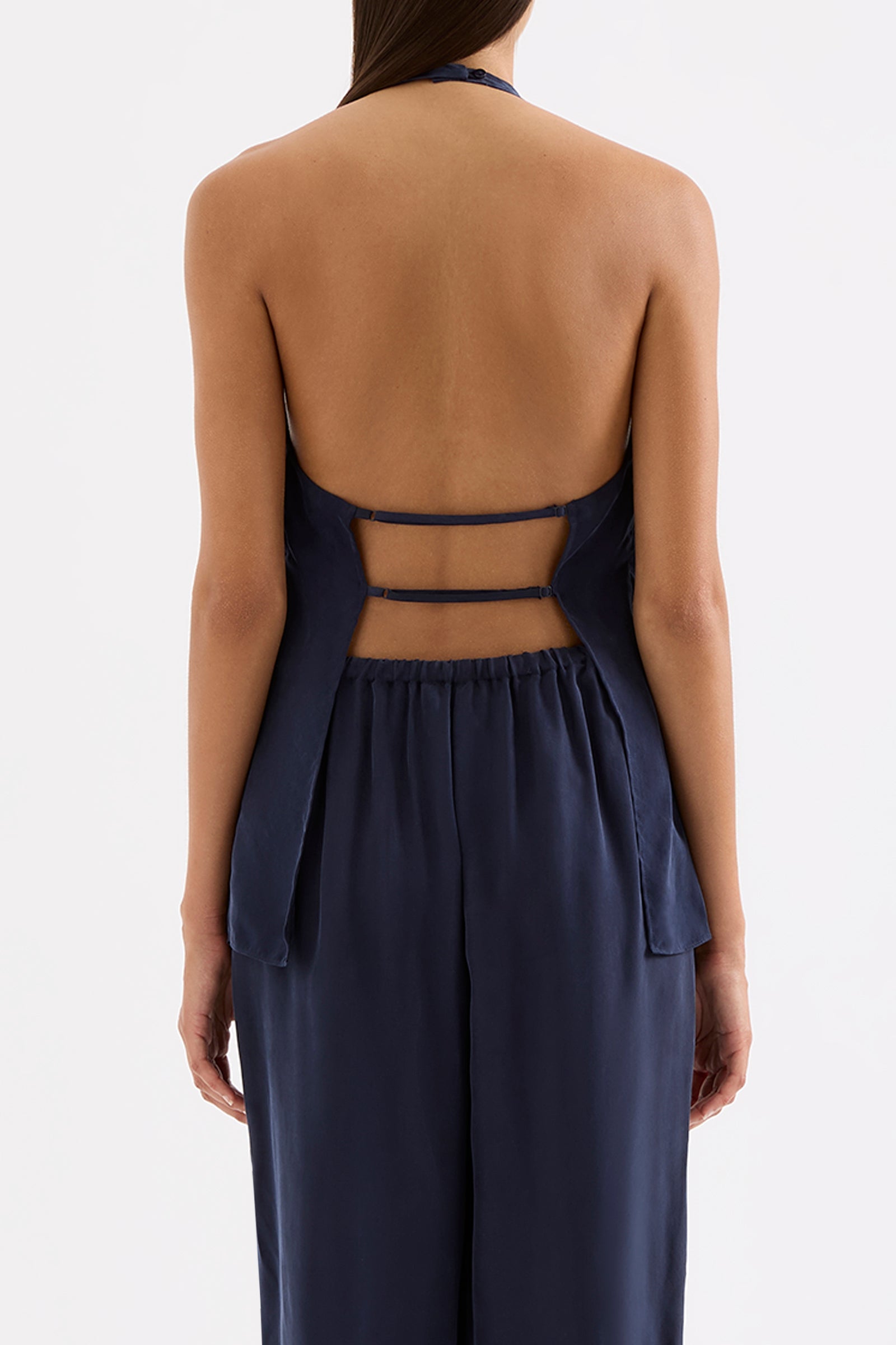 Linnea Cupro Top Ink 