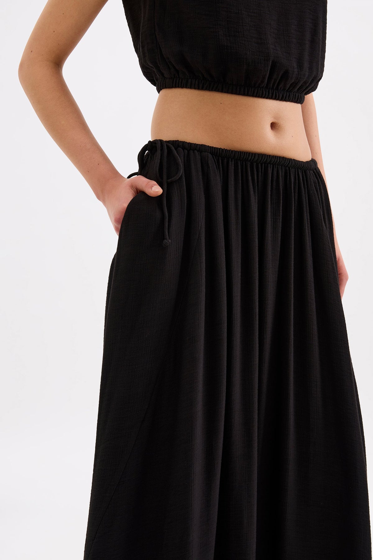 Ambrose Maxi Skirt Black 