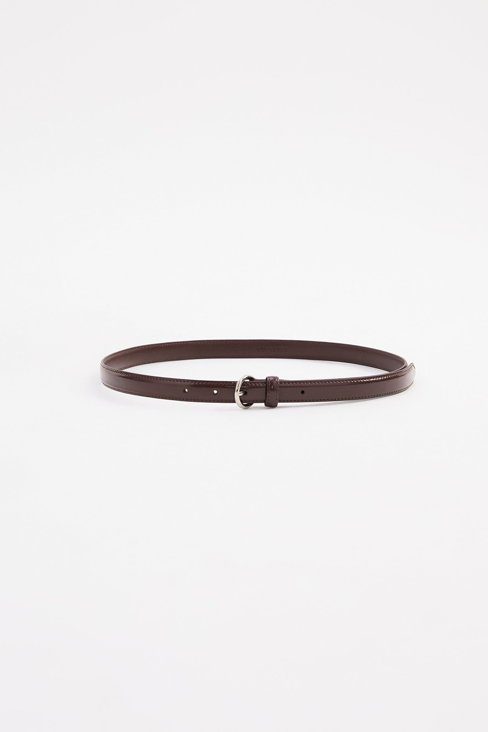 Carmen Leather Belt Raisin 