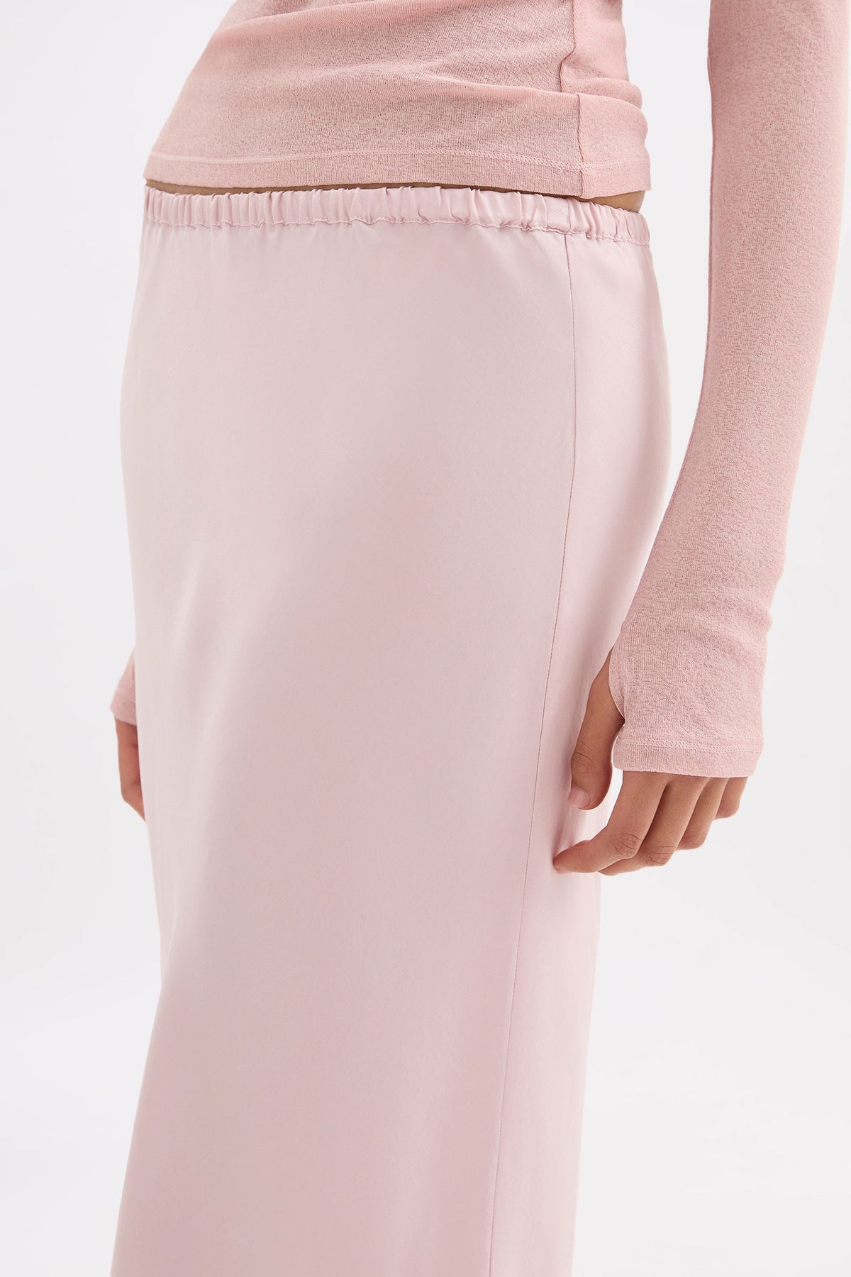 Tilly Tencel Skirt Blush 
