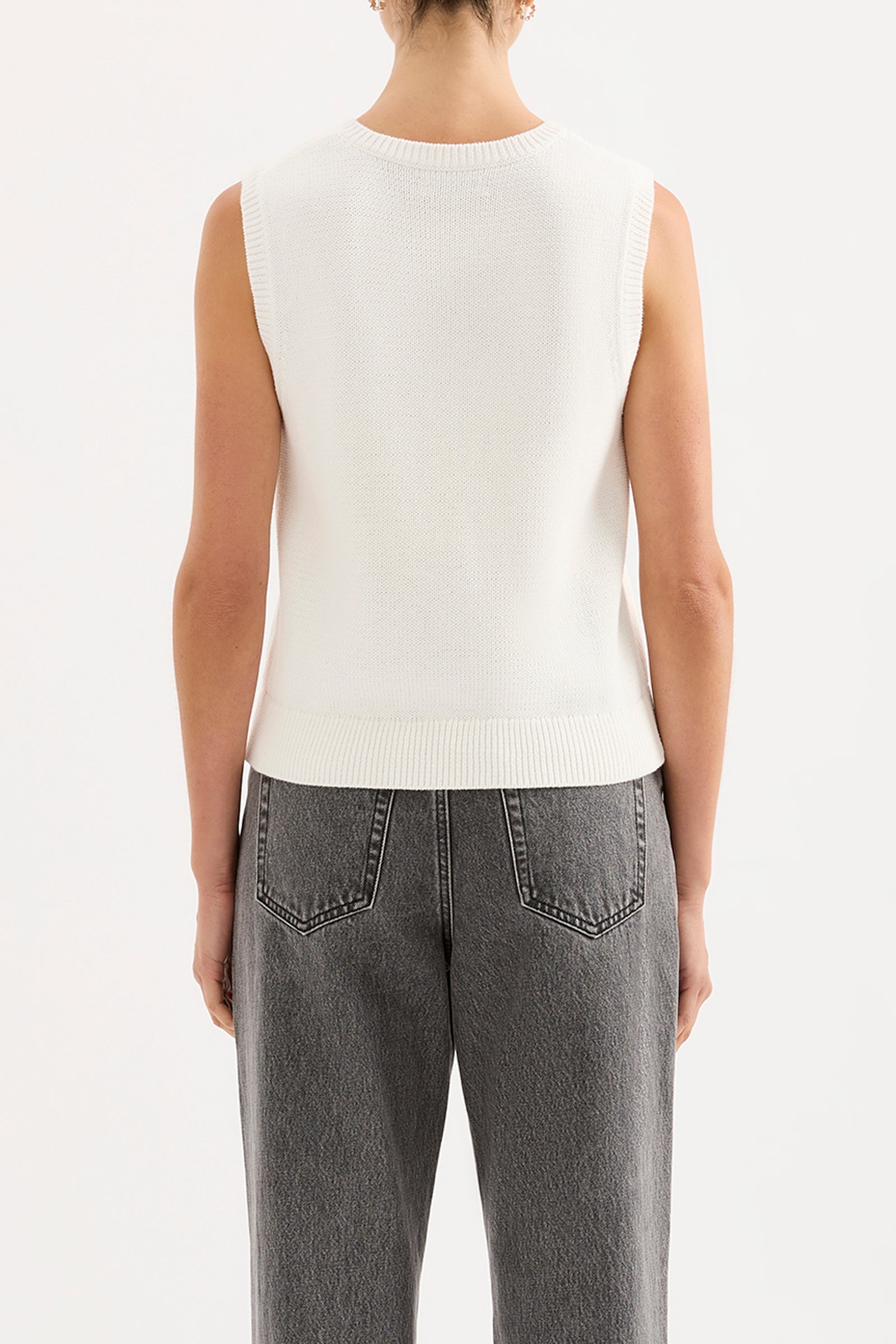 Marie Knit Top Salt 