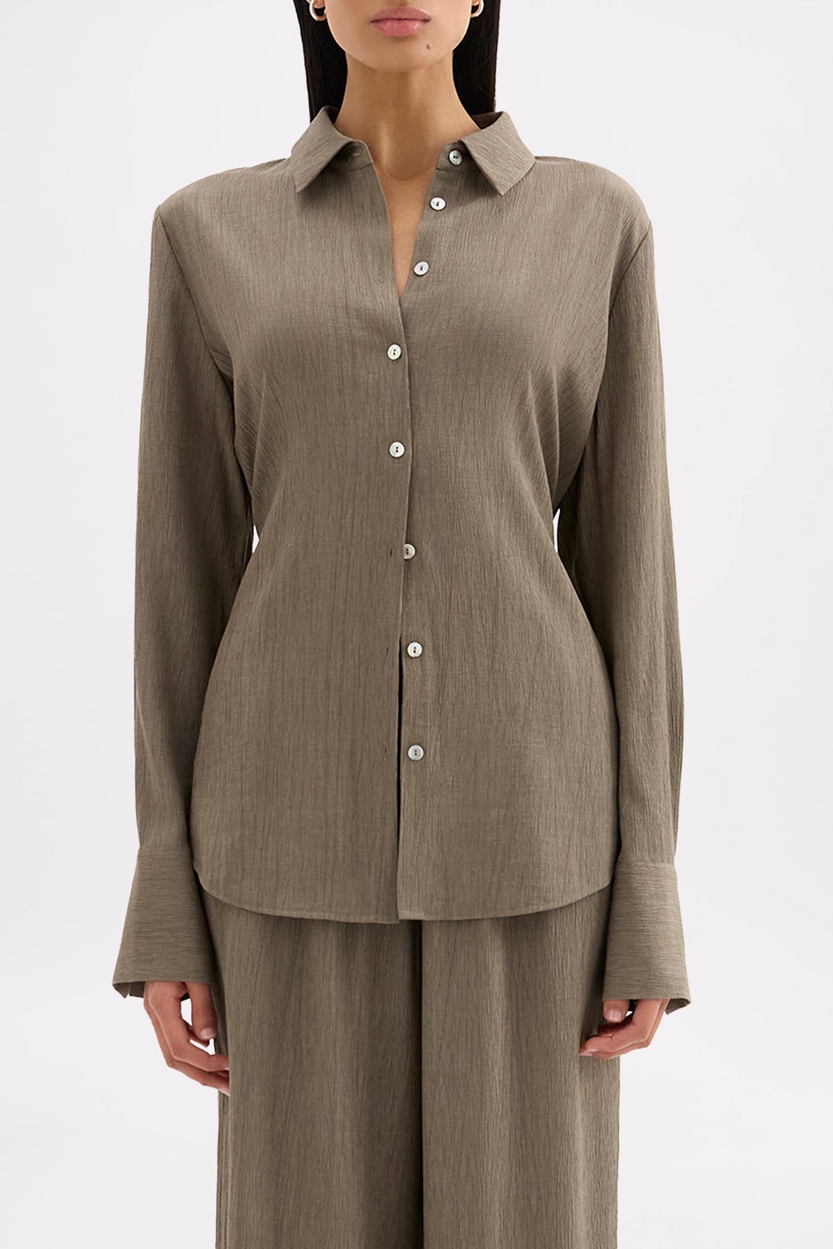 Samira Shirt Truffle 