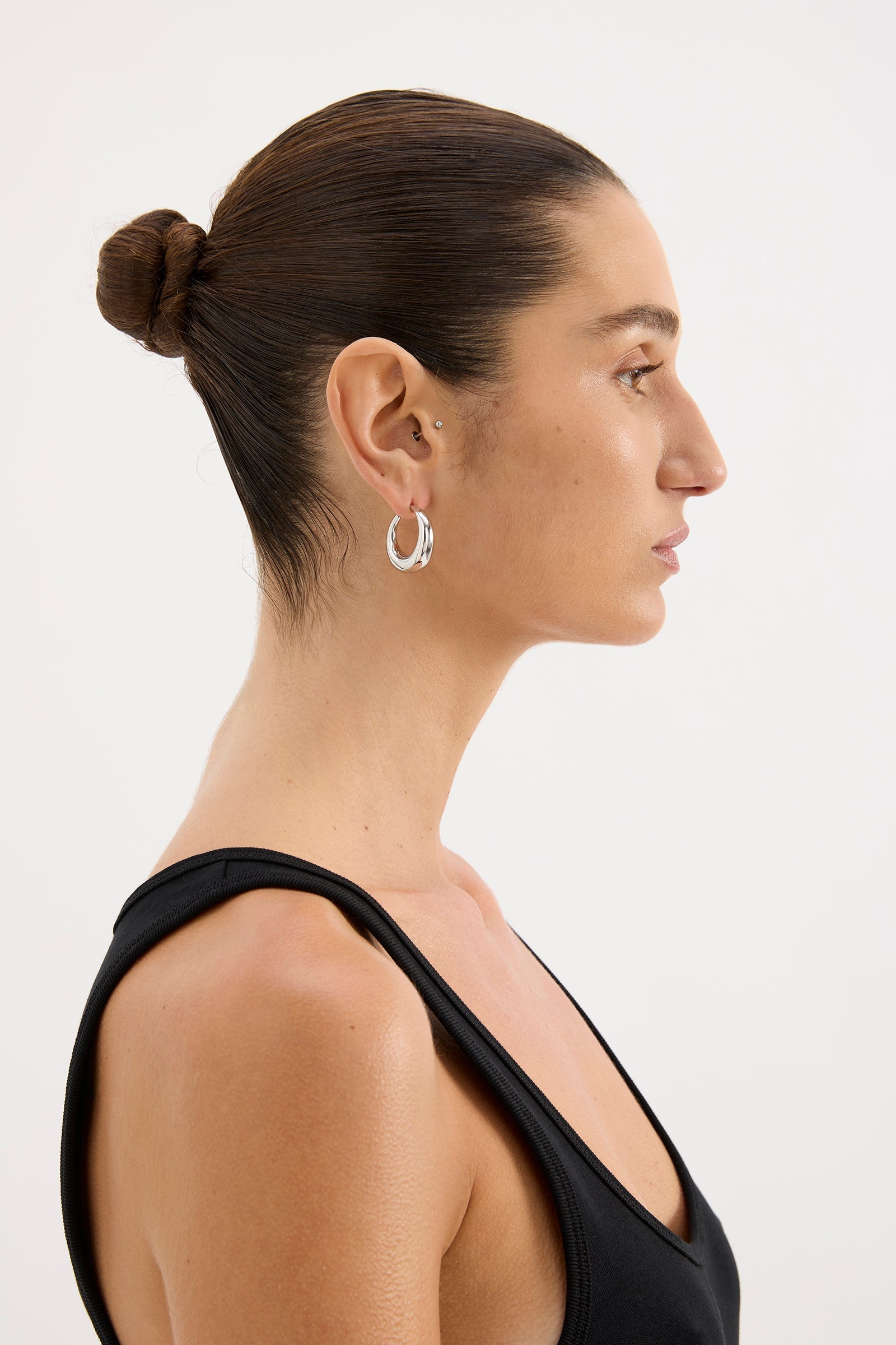 Harlow Hoops Silver 