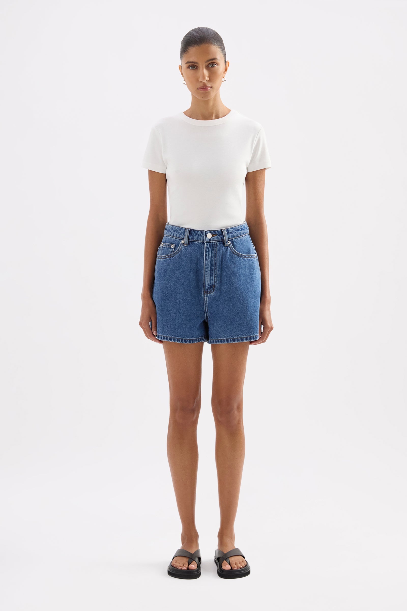 Organic Mom Short Royal Blue 