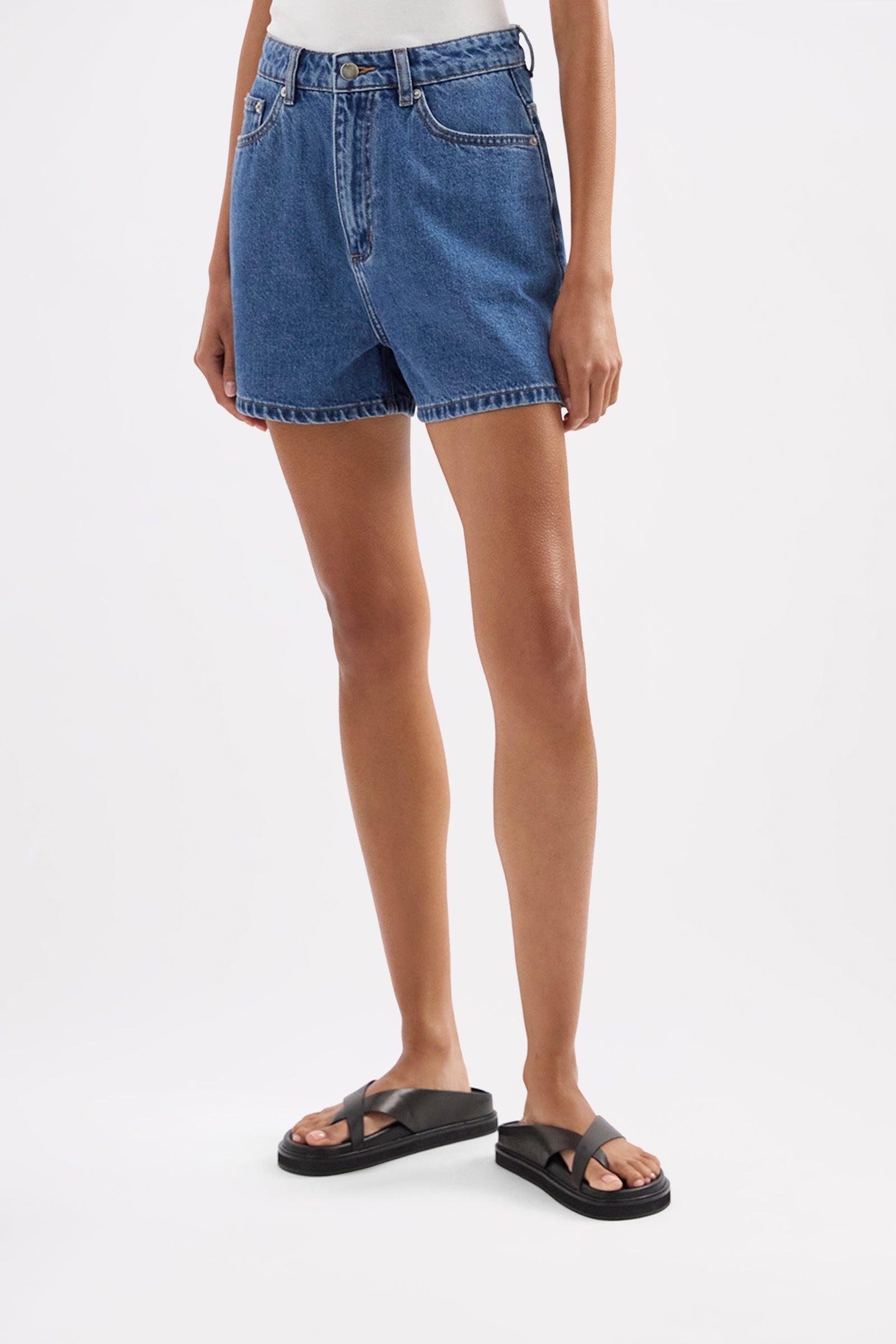Organic Mom Short Royal Blue 