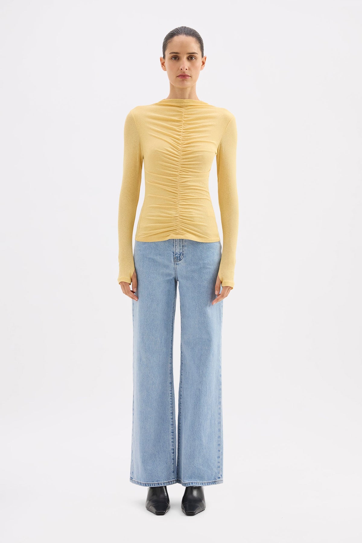 Marti Mesh Top Butter 