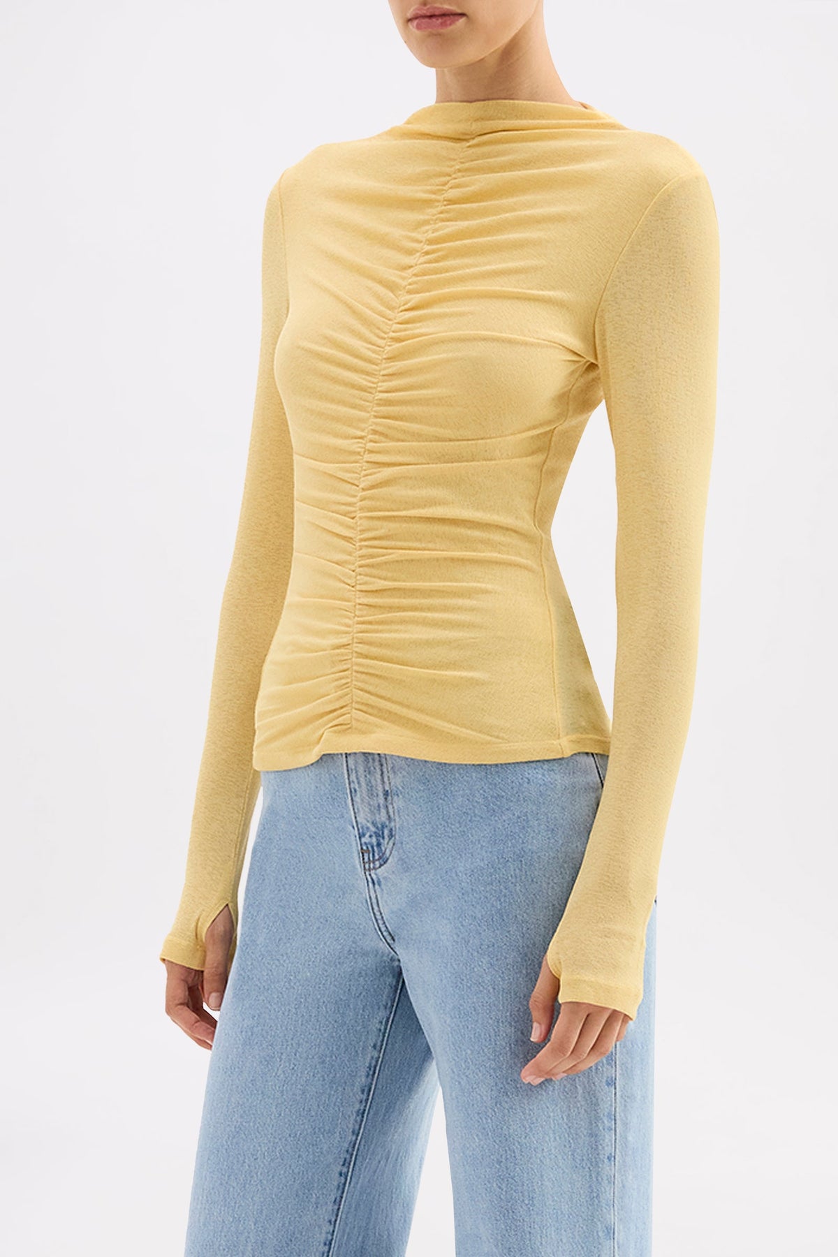 Marti Mesh Top Butter 