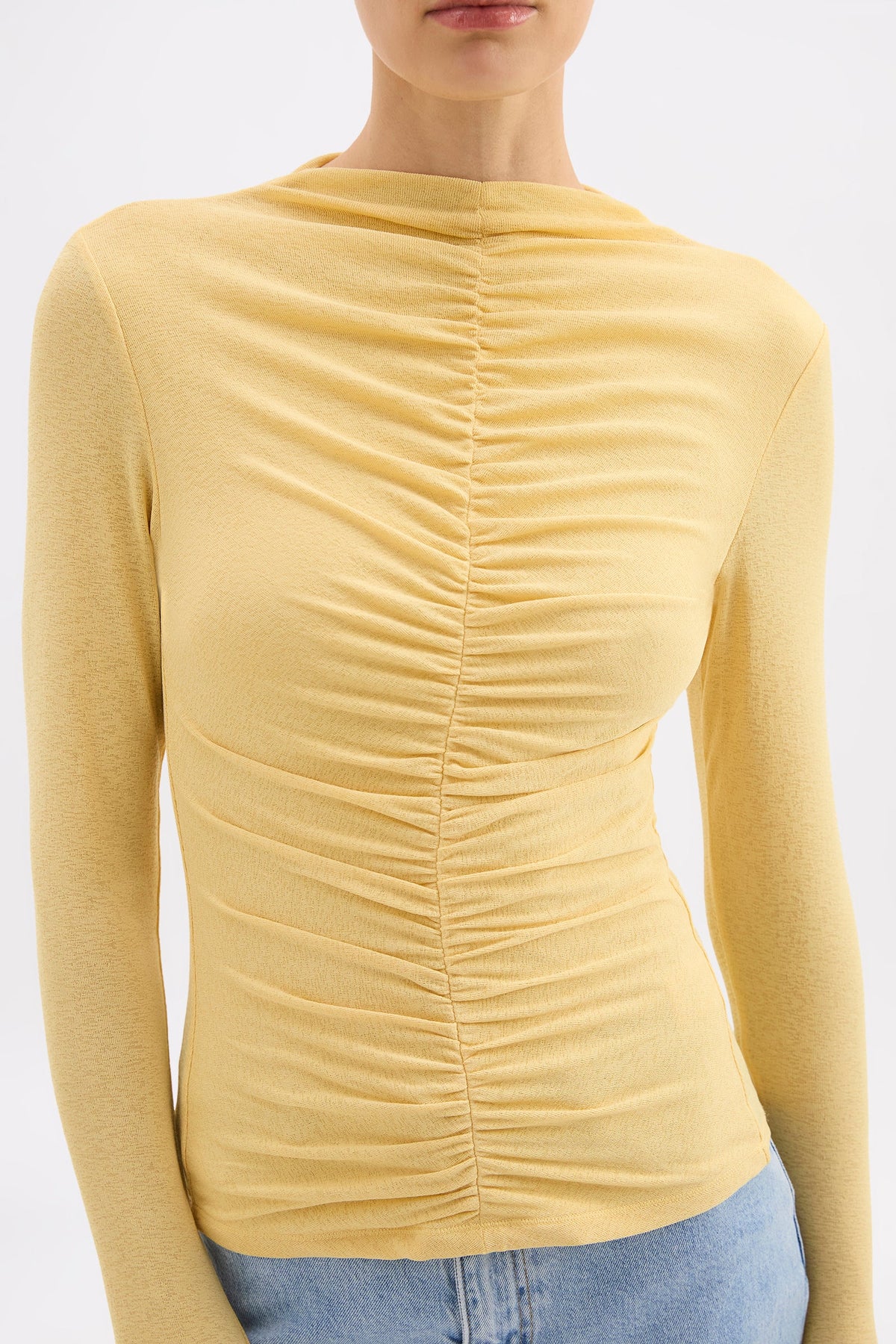 Marti Mesh Top Butter 