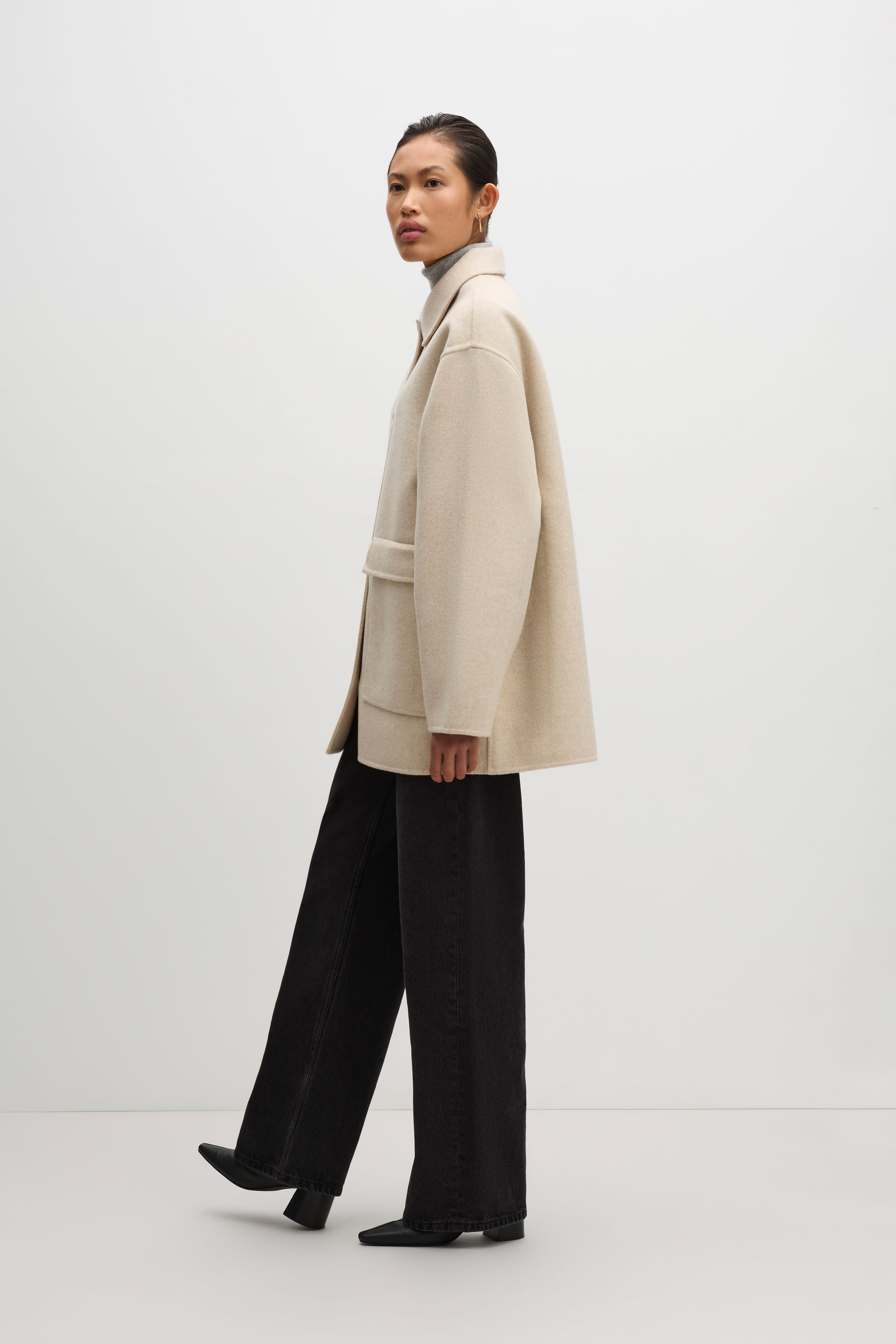 Levi Wool Coat Oat 