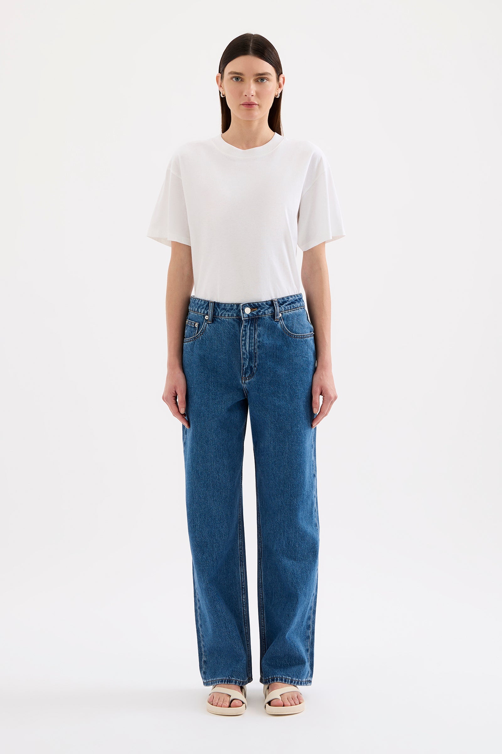 Organic Baggy Jean Royal Blue 