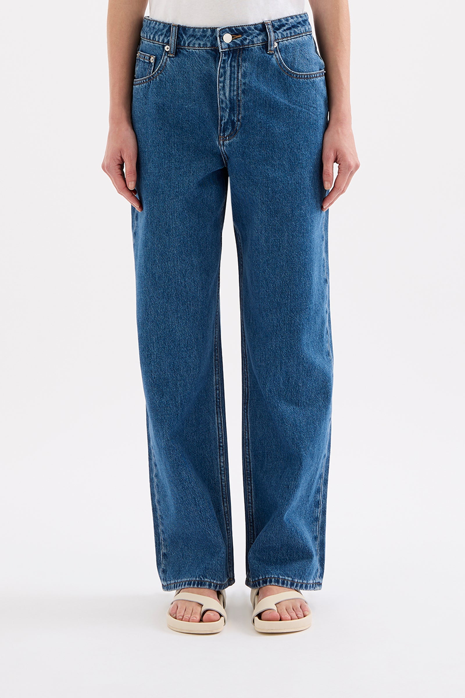 Organic Baggy Jean Royal Blue 