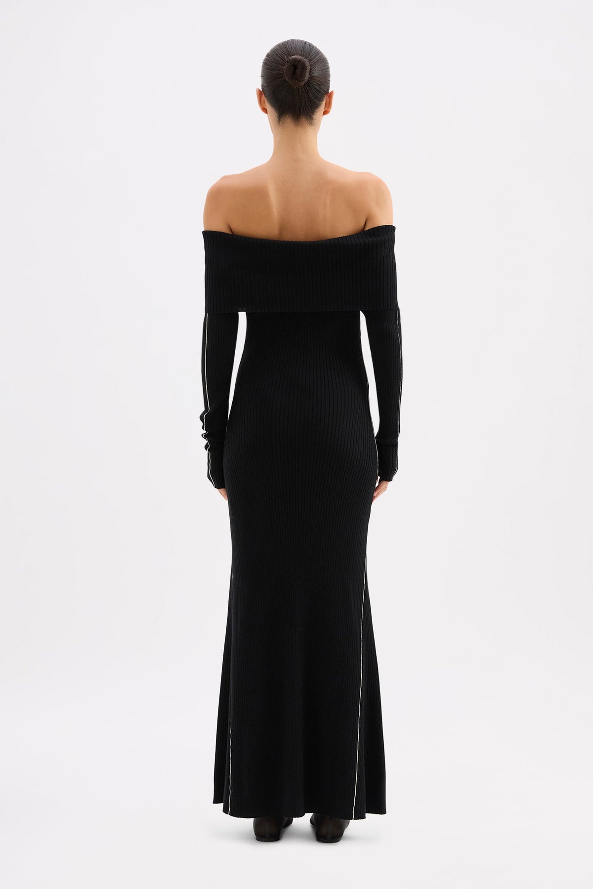 Kirby Knit Maxi Dress Black 