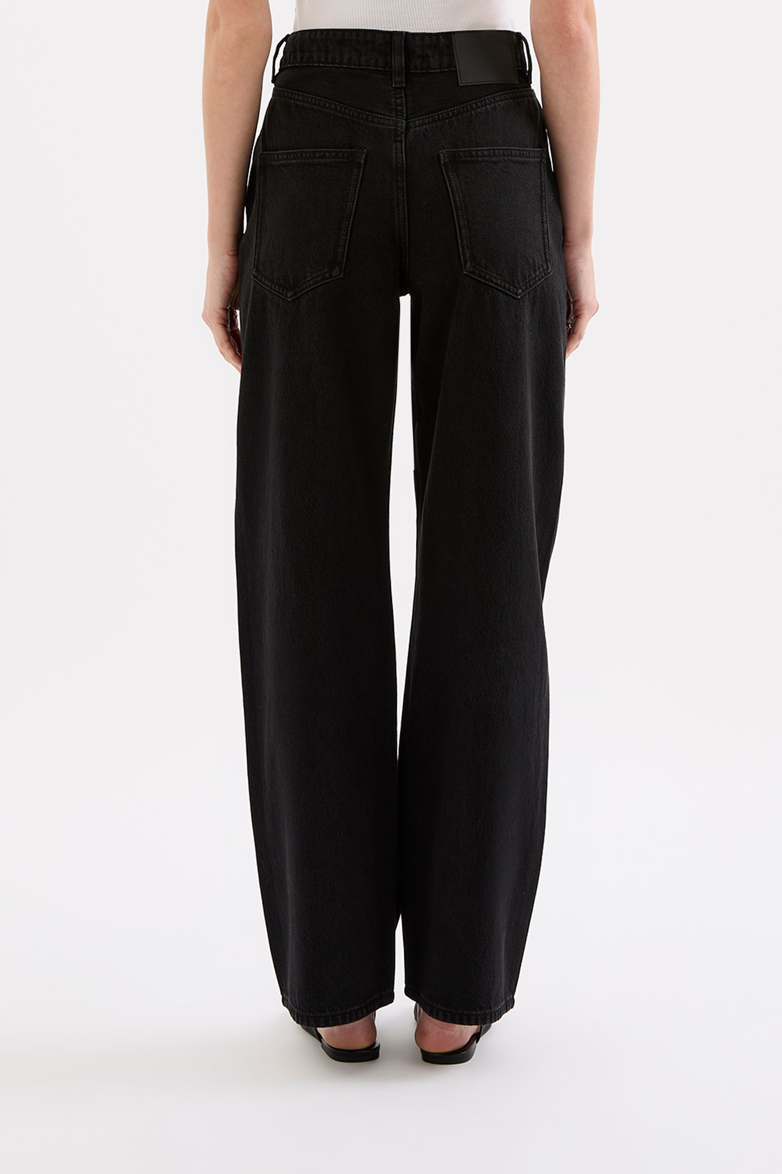 Organic Baggy Jean Vintage Black 