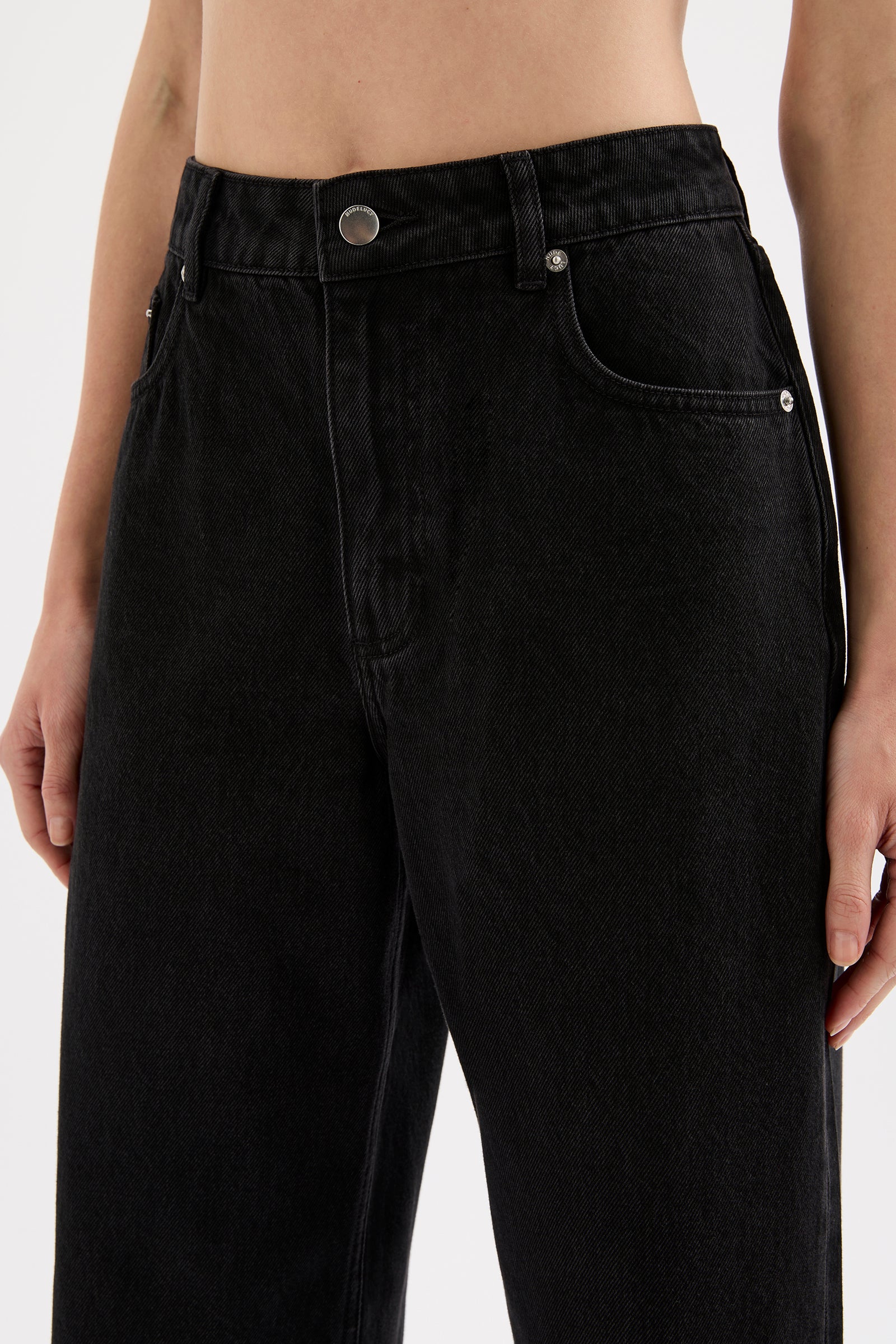 Organic Baggy Jean Vintage Black 
