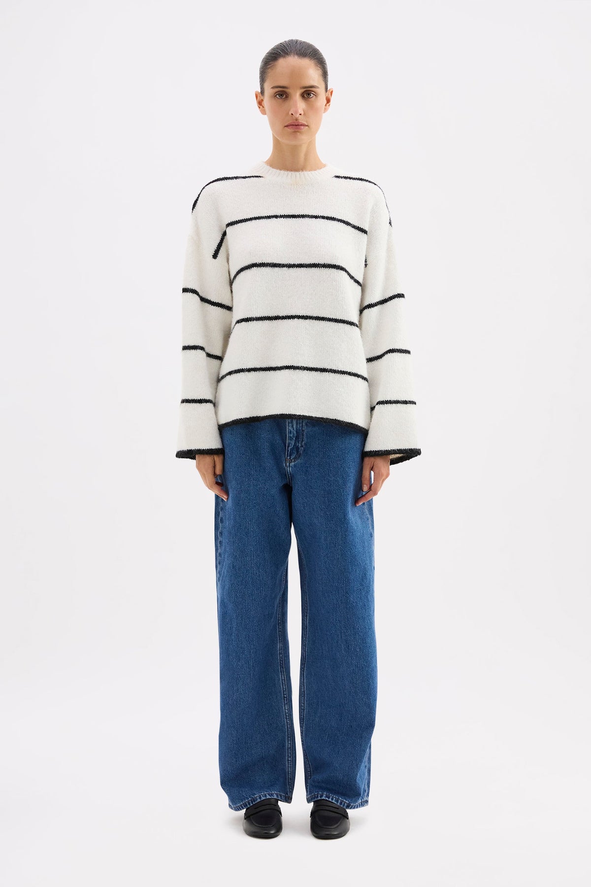 Colter Knit Black Stripe 