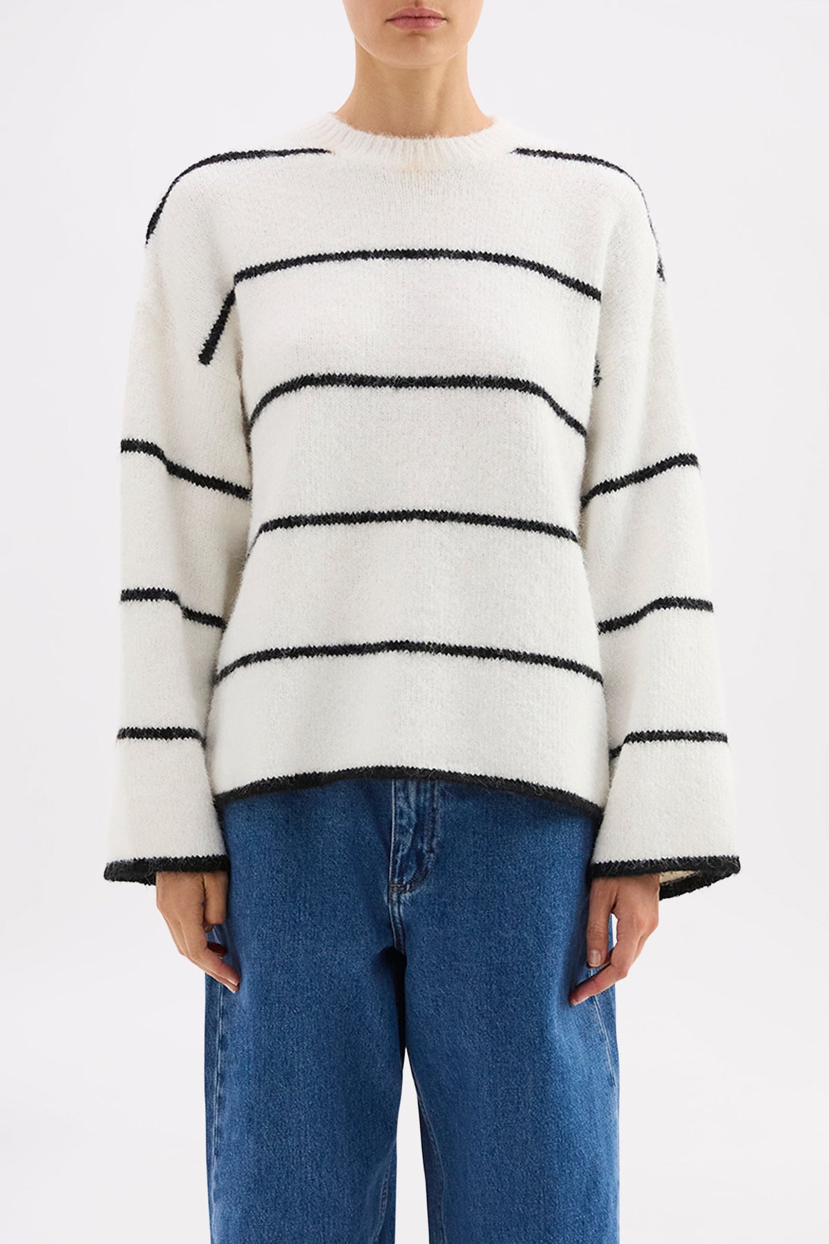 Colter Knit Black Stripe 