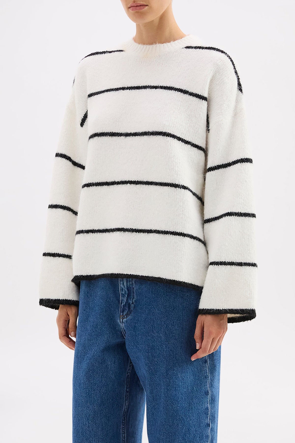 Colter Knit Black Stripe 