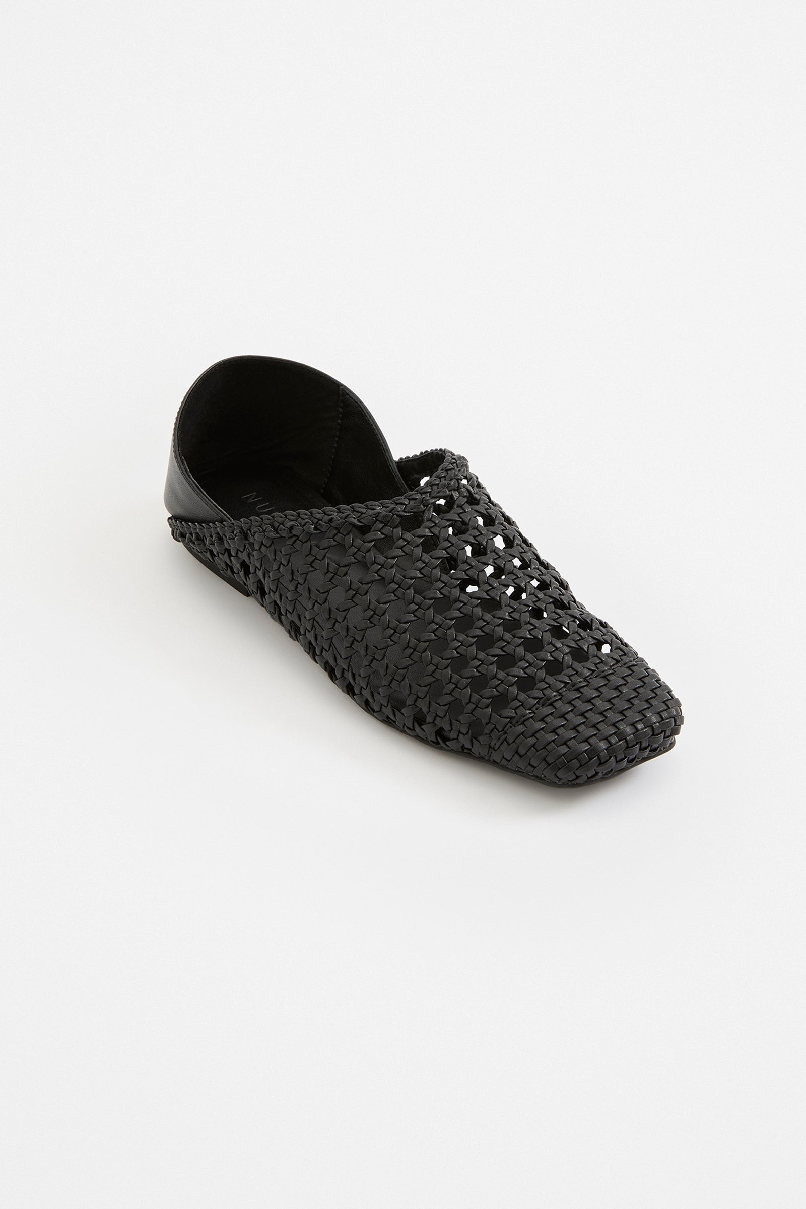 Etta Crochet Flat Black 