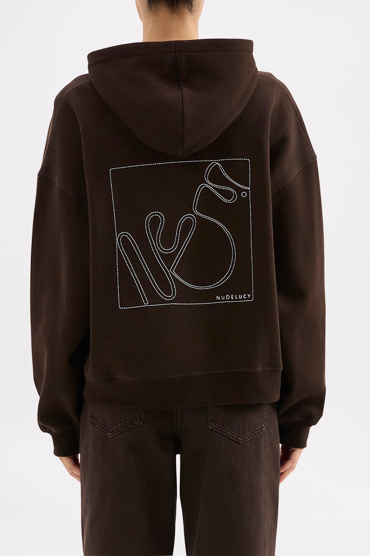 Nude Signature Hoodie Espresso 