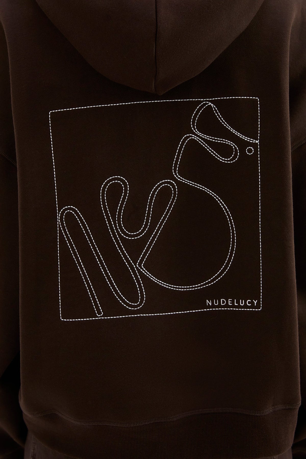 Nude Signature Hoodie Espresso 