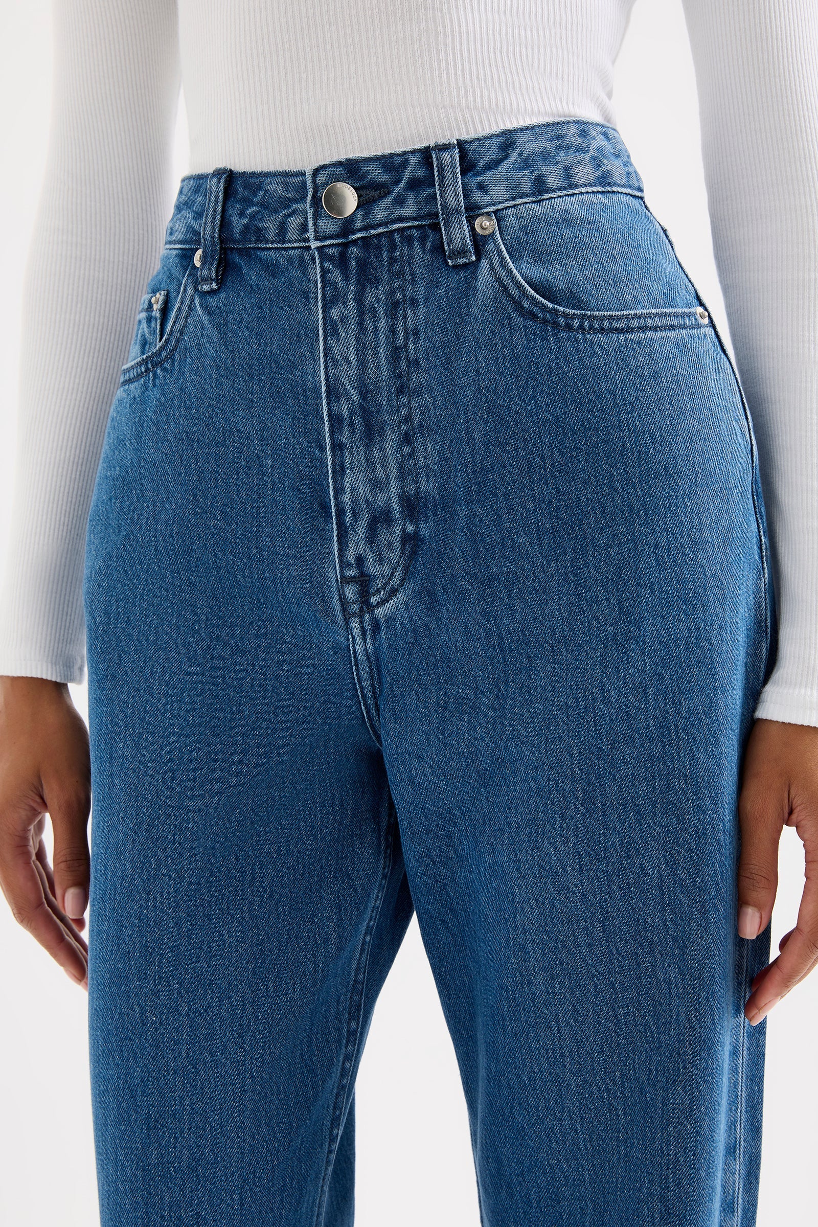 Organic Relaxed Leg Jean Fresh Blue 