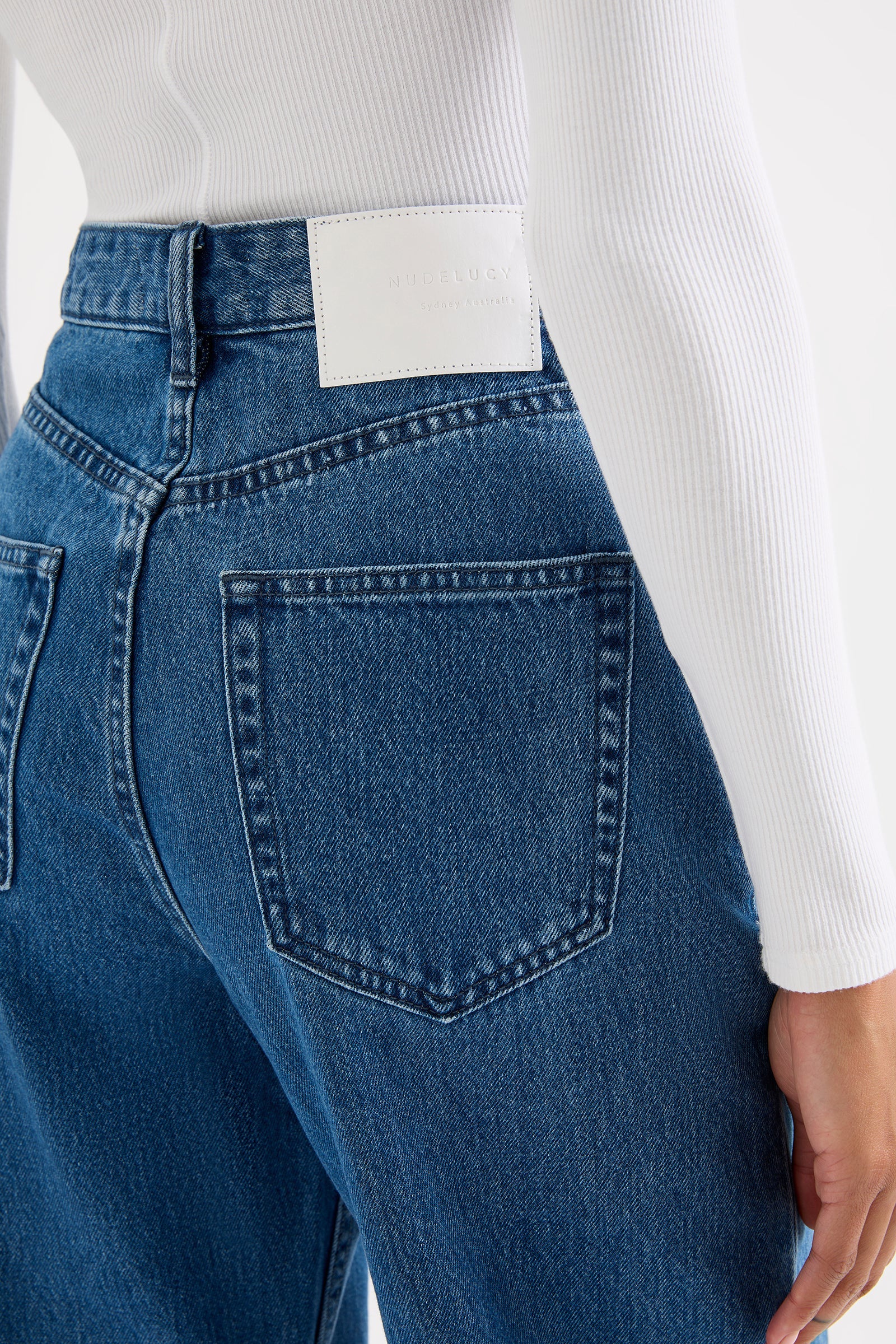 Organic Relaxed Leg Jean Fresh Blue 