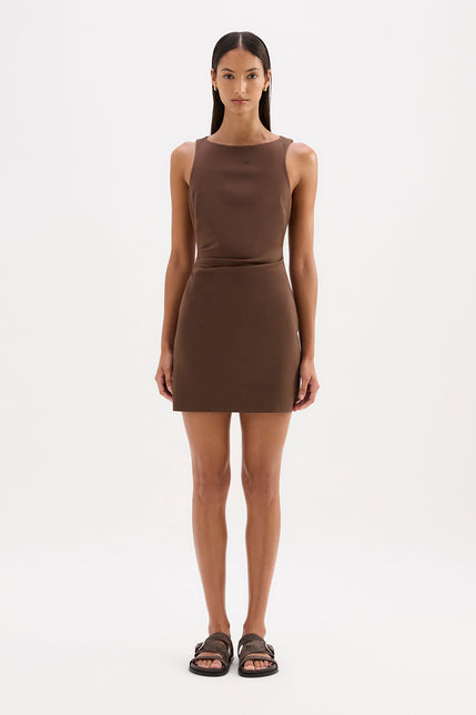 Delyse Dress Walnut 