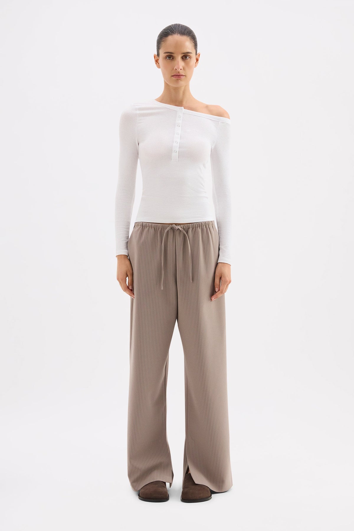 Lester Pant Cinder Stripe 