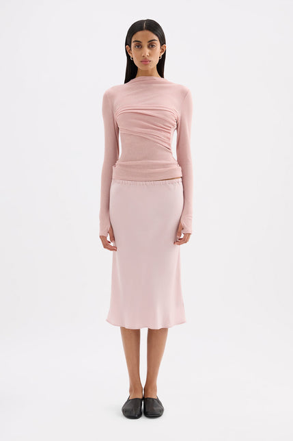 Aster Ls Mesh Top Blush 