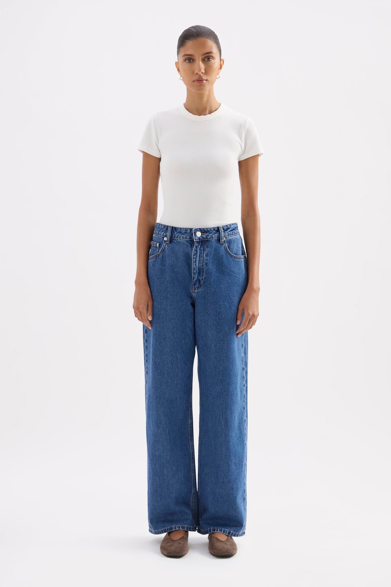 Organic Baggy Jean Royal Blue 