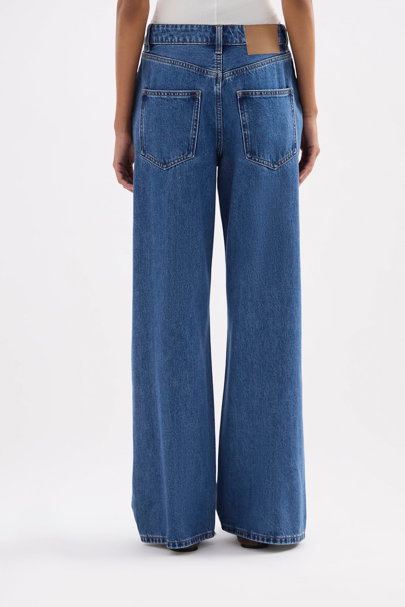 Organic Baggy Jean Royal Blue 