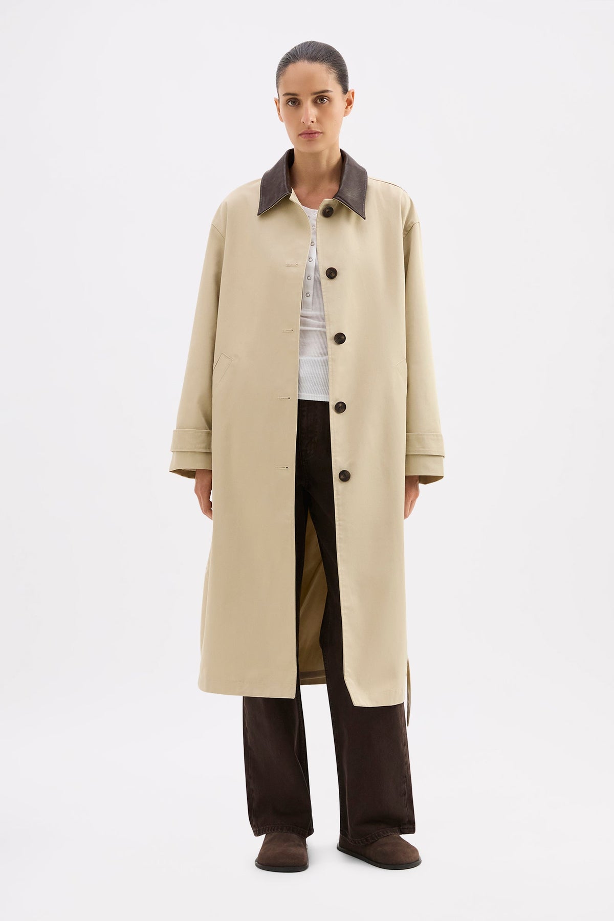 Vanita Car Coat Fawn 