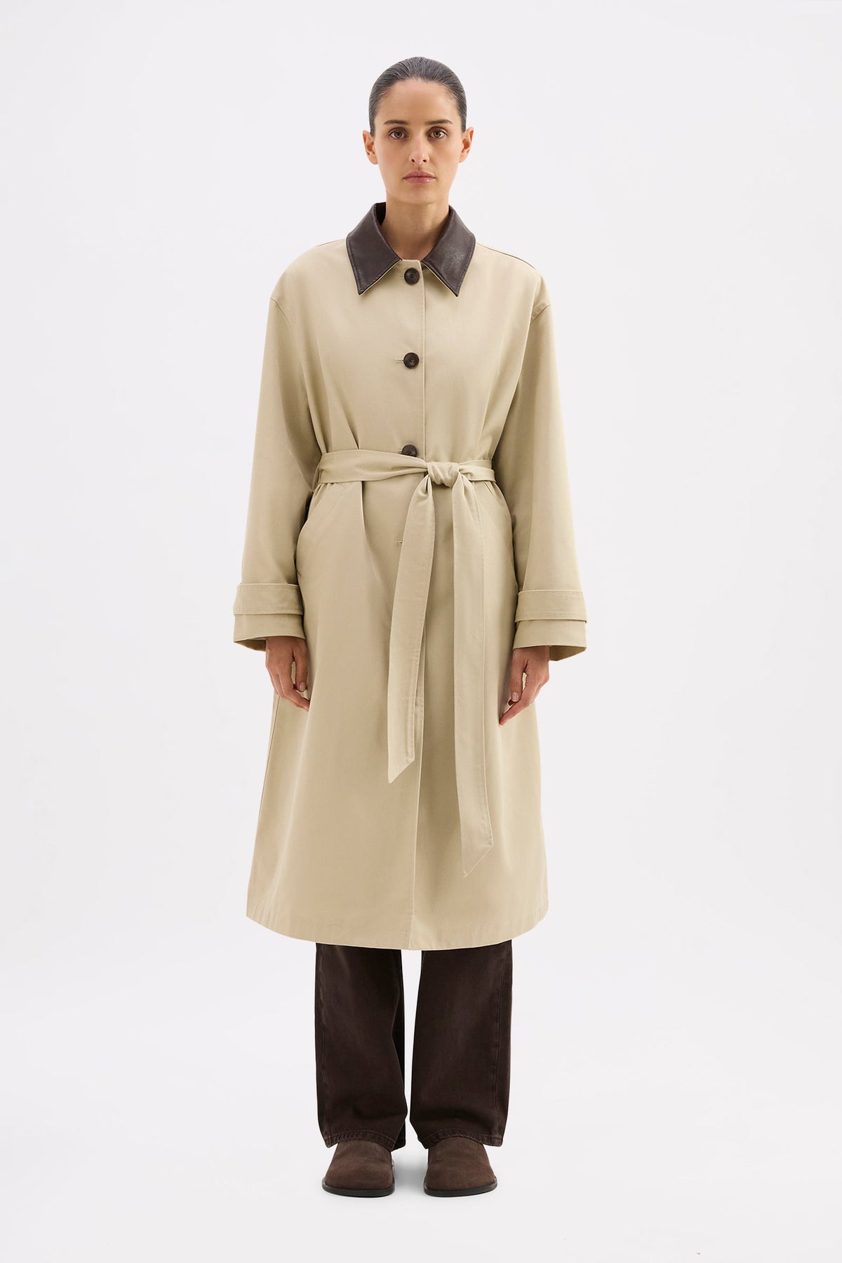 Vanita Car Coat Fawn 