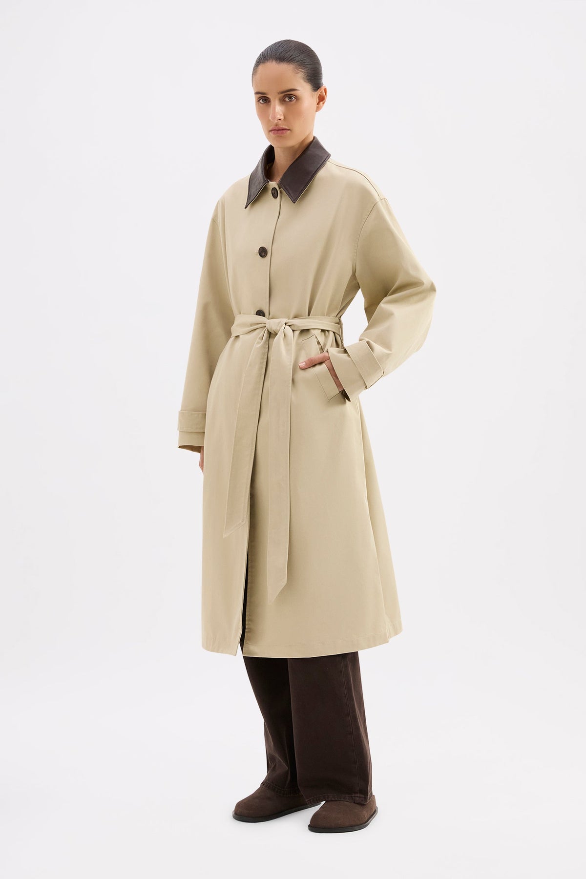 Vanita Car Coat Fawn 
